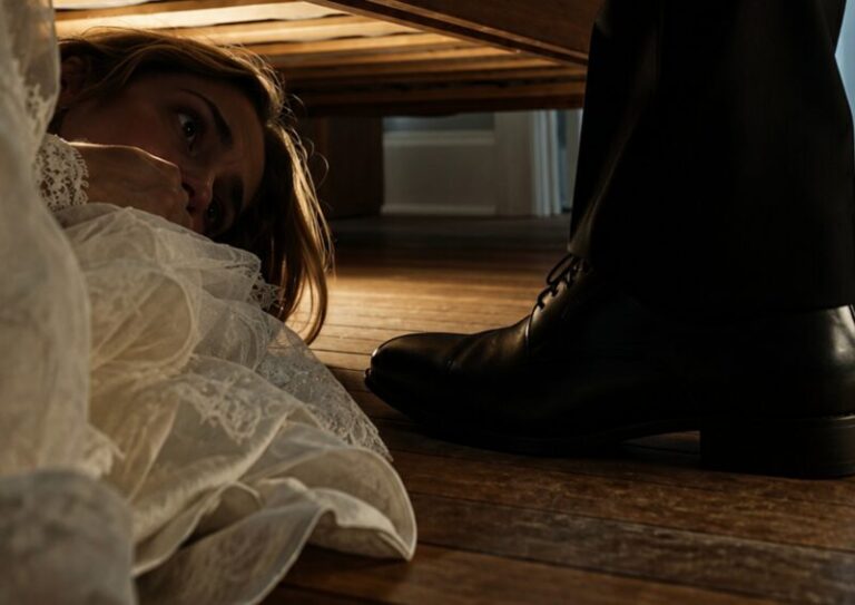 Bride Hides Under Bed On Wedding Night And Uncovers Terrifying Plot