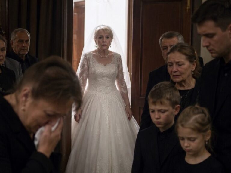 Widow’s Funeral Shock Deepens When a Bride Walks In and Claims the Dead Man Was Hers