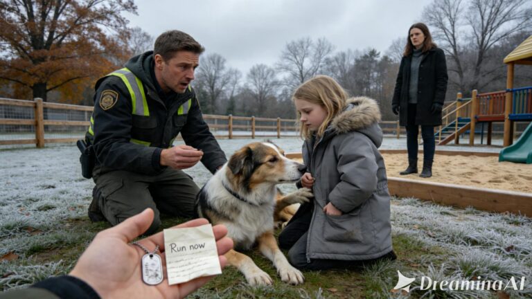 Blind Rescue Dog's Desperate Act Reveals a Chilling Secret Hidden in a Child's Pocket