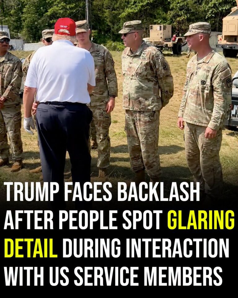 Trump Faces Backlash Over Handshake With Service Members at Golf Course