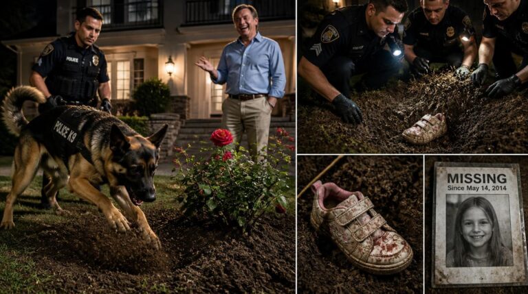 Loyal K9’s Instincts Uncover a Decade-Old Secret Buried Beneath a Millionaire’s Rose Garden