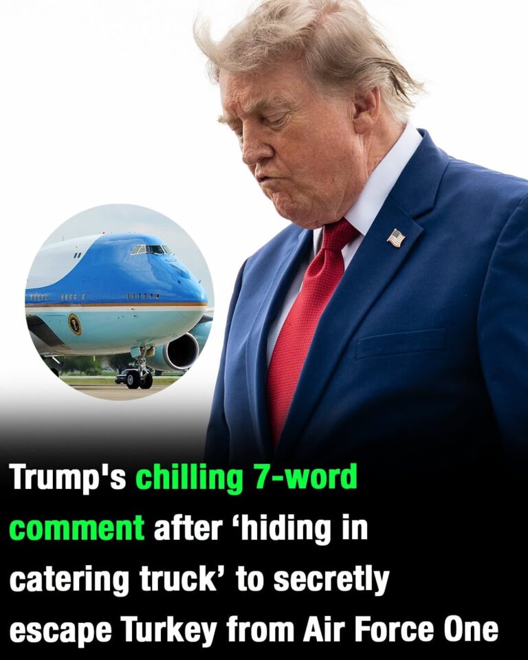 Trump's Seven-Word Remark After Secret Escape From Turkey Via Catering Truck
