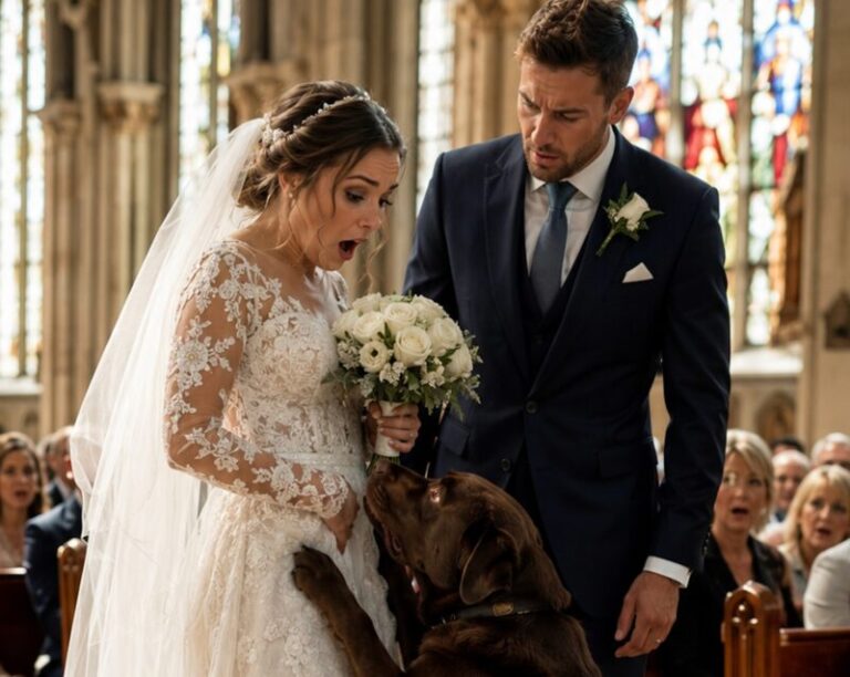 Dog’s Sudden Outburst at Wedding Unravels a Dark Secret