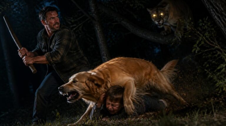 Family Dog's Violent Tackle Saves Toddler From Hidden Predator