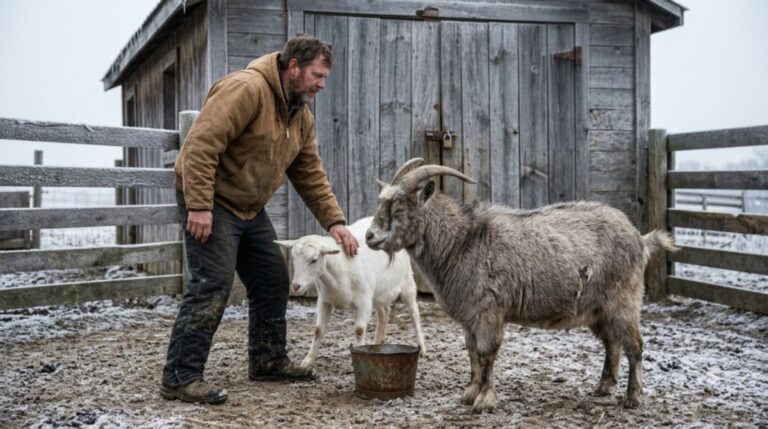 An Old Buck’s Last Stand: How a Blind Doe and a Broken-Horned Goat Exposed a Brutal Scheme