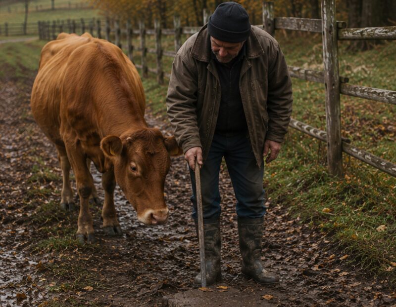 Farm Cow’s Unusual Behavior Leads to a Chilling Discovery in an Abandoned Field