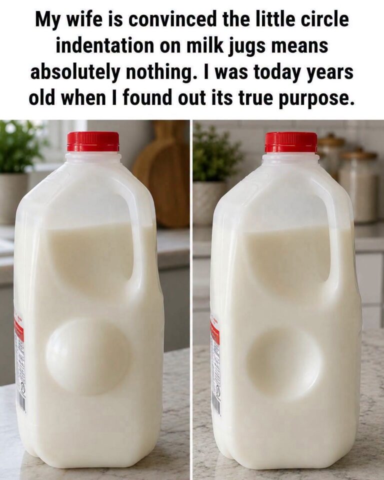 Why That Circular Indentation on Plastic Milk Jugs Is More Important Than It Looks