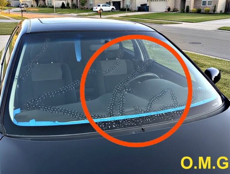 Strange Marks on My Windshield Turned Out to Be a Surprising Visitor