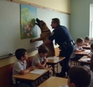 School Mural Damaged During K9 Demonstration Reveals Hidden Time Capsule
