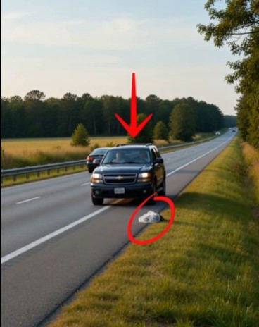Elderly Driver Rescues Cat Trapped in Plastic Bag Along Busy Highway
