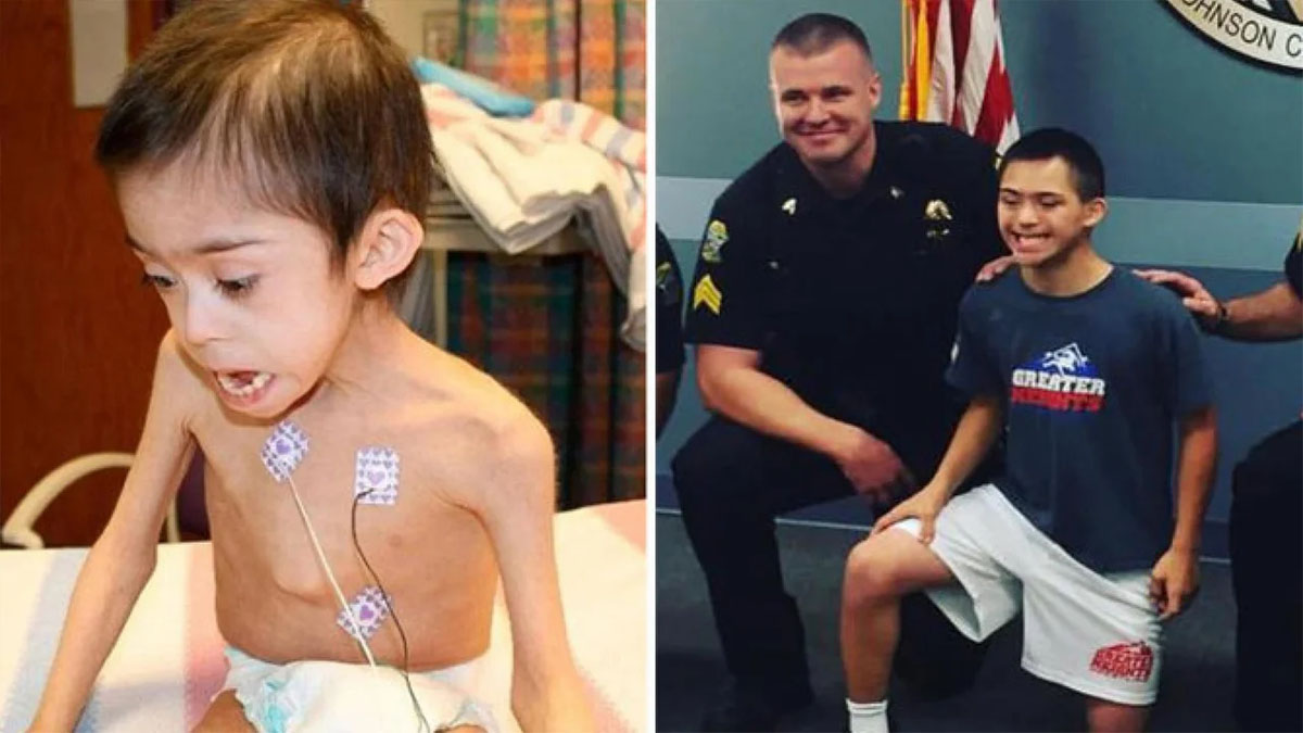 Boy Rescued From Attic Reunites With Officers Who Saved His Life Years Later